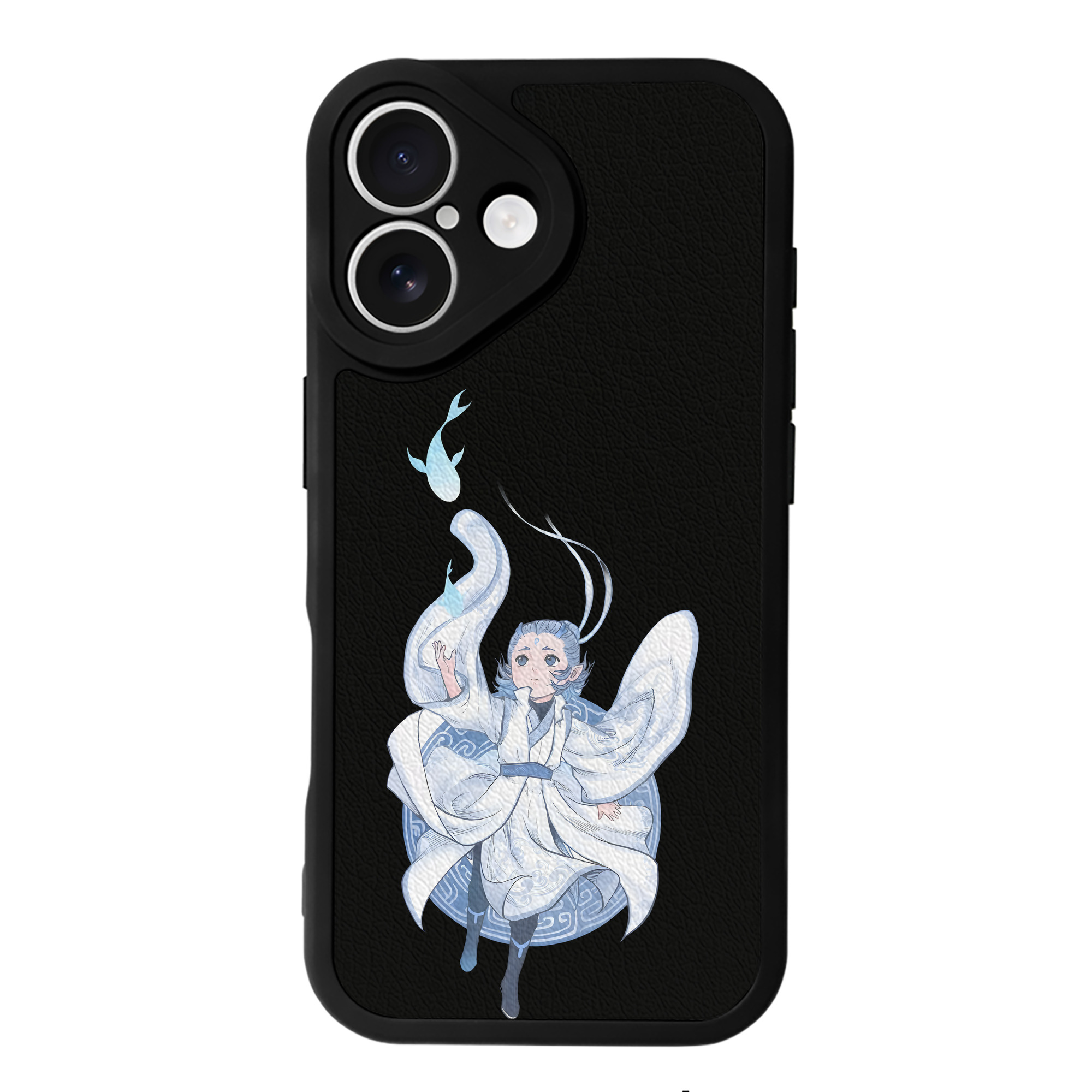 （画像用） Ne Zha 2 ナタ 魔童の大暴れ 【iPhone 16シリーズ対応】シリコンスマホケース（レザー調） 材質：シリコン